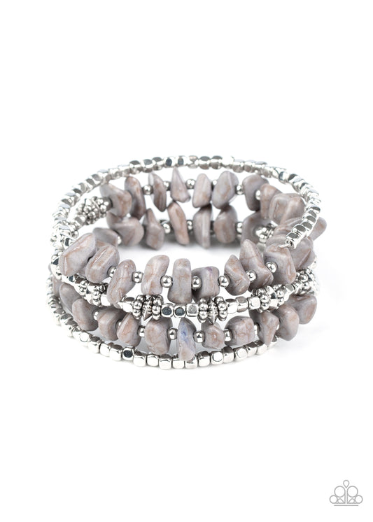 Rockin Renegade - Silver Paparazzi Bracelet