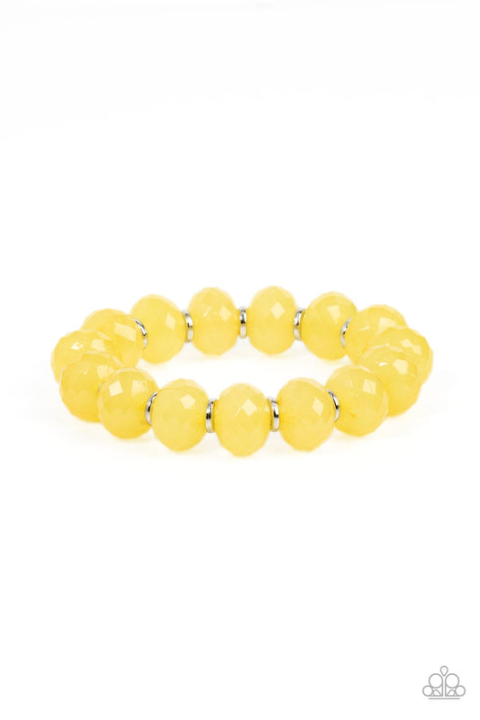 This is My Jam! - Yellow Paparazzi Bracelet