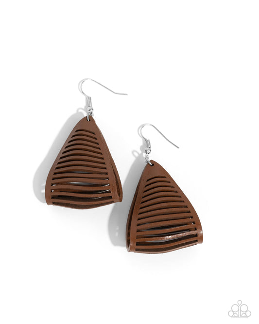 In and OUTBACK - Brown Earring