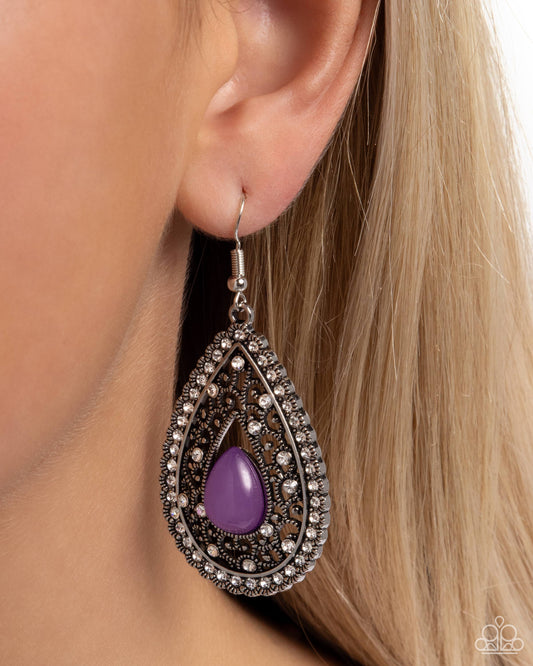 Cloud Nine Couture - Purple Earring