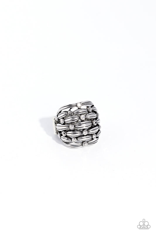 Steadfast Stack - Silver Ring