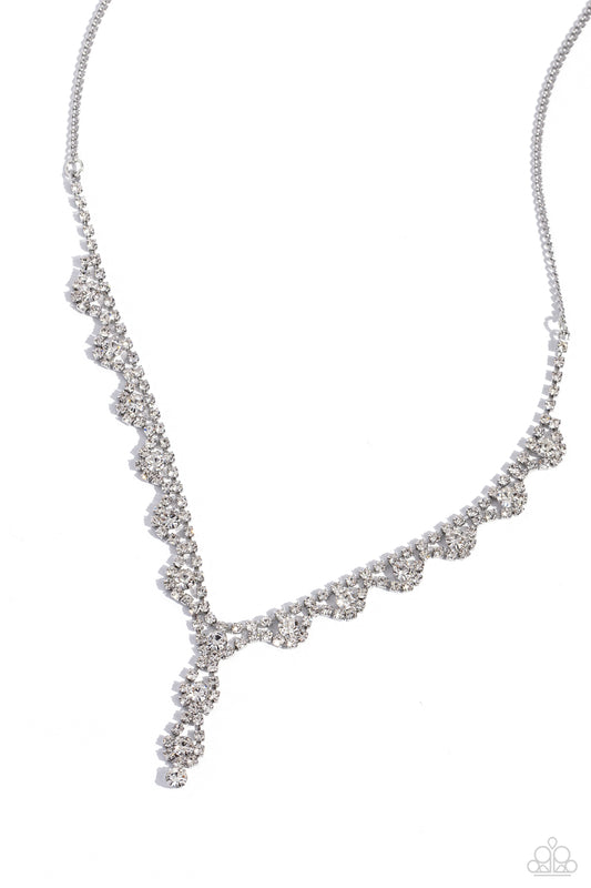 Executive Embellishment - White Necklace