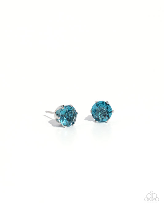 Breathtaking Birthstone - Blue Earrings