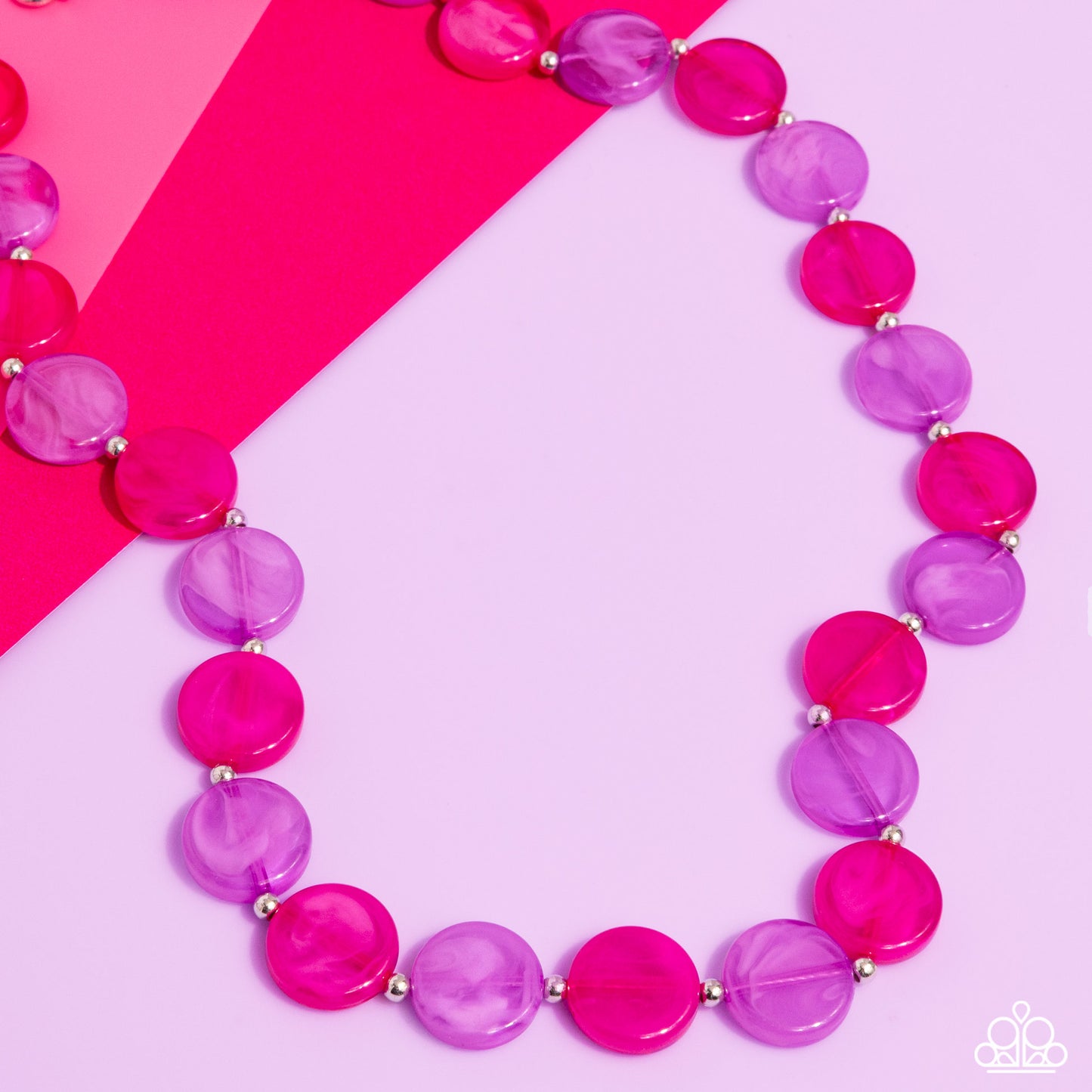 Bright Backdrop - Purple Necklace
