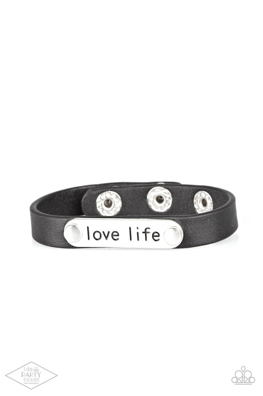 Love Life - Black Paparazzi Bracelet