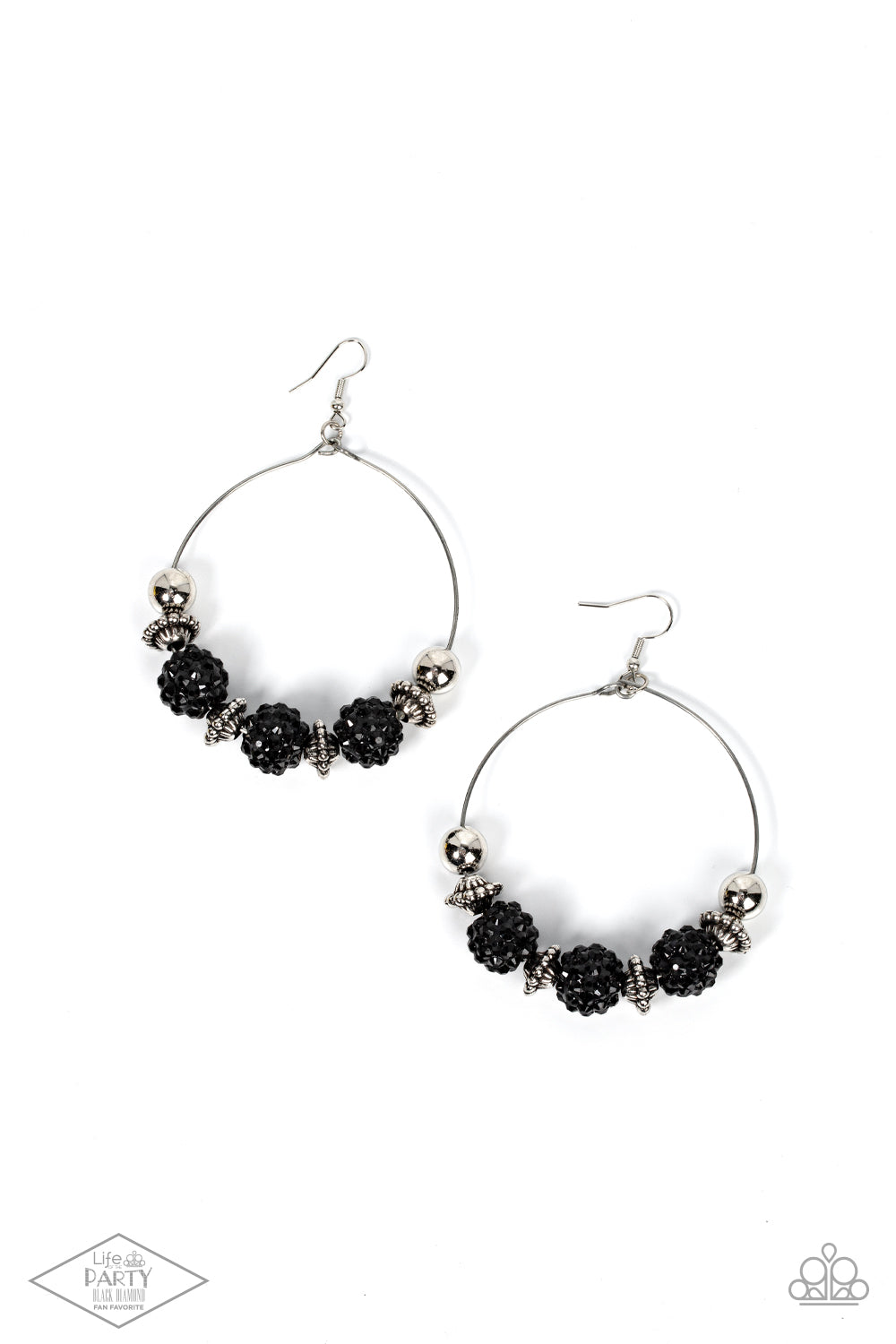 I Can Take a Compliment - Black  Paparazzi Earrings