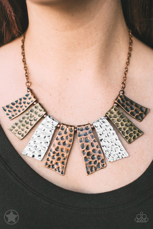 A Fan of the Tribe - Multi Paparazzi Necklace Blockbuster