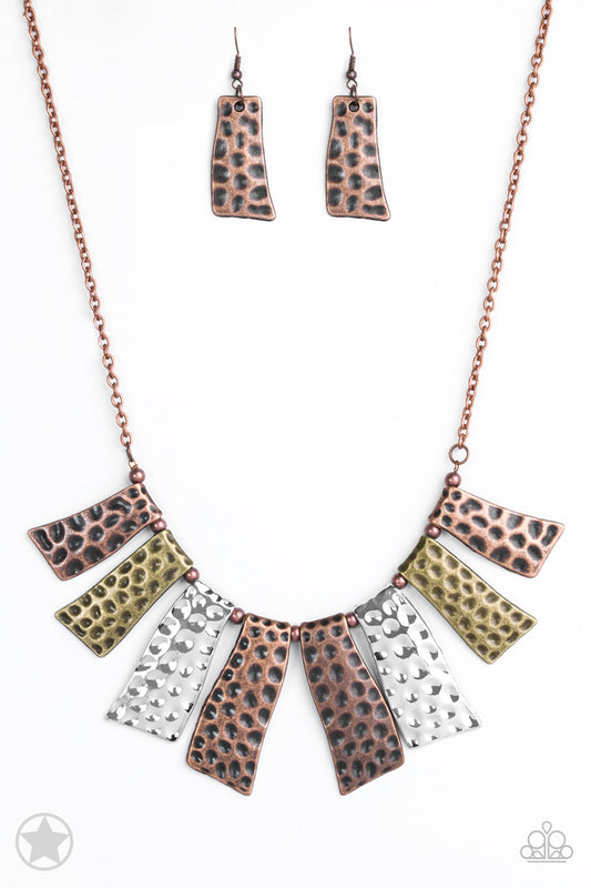 A Fan of the Tribe - Multi Paparazzi Necklace Blockbuster