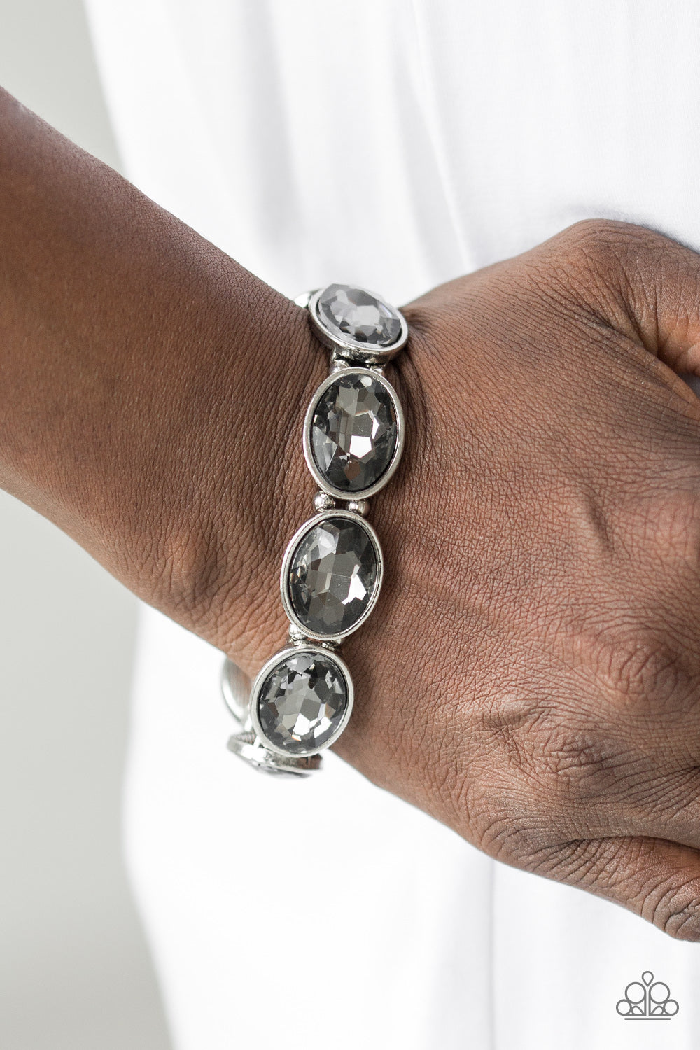 DIVA In Disguise - Silver Paparazzi Bracelet