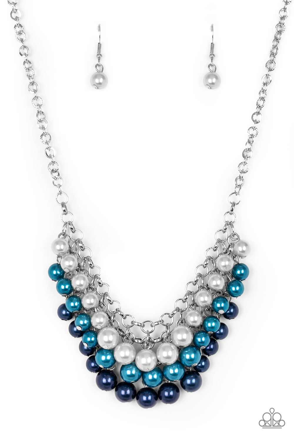 Run For The HEELS! - Blue Paparazzi Necklace