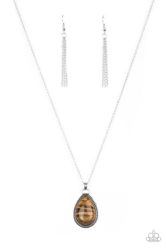 On The Home FRONTIER - Brown Paparazzi Necklace