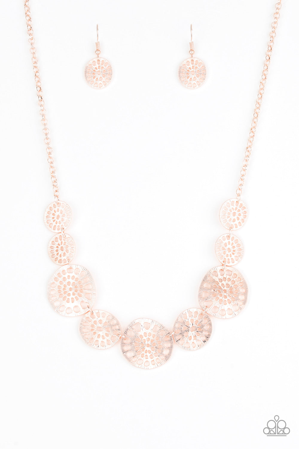 Your Own Free WHEEL - Rose Gold Paparazzi Necklace