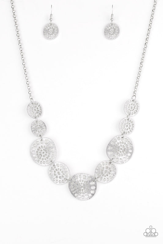 Your Own Free WHEEL - Silver Paparazzi Necklace