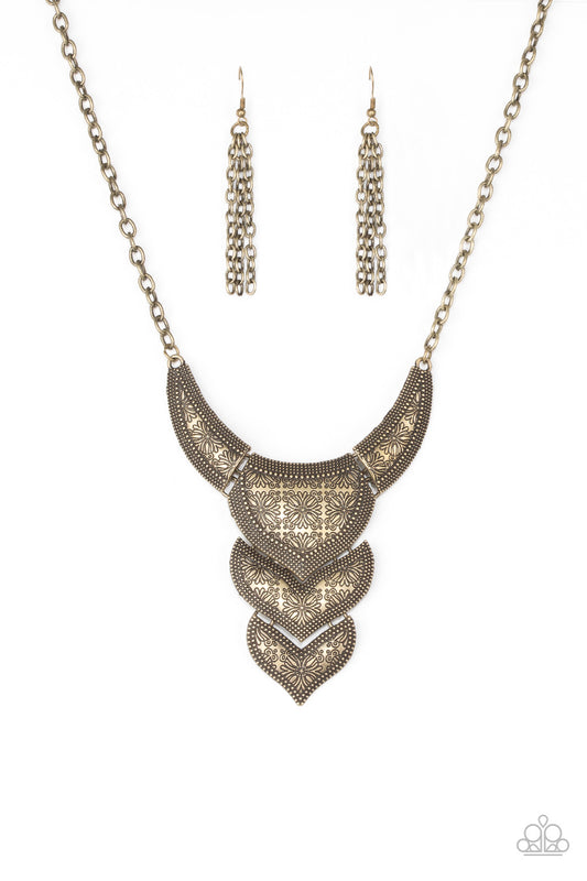 Texas Temptress - Brass Necklace