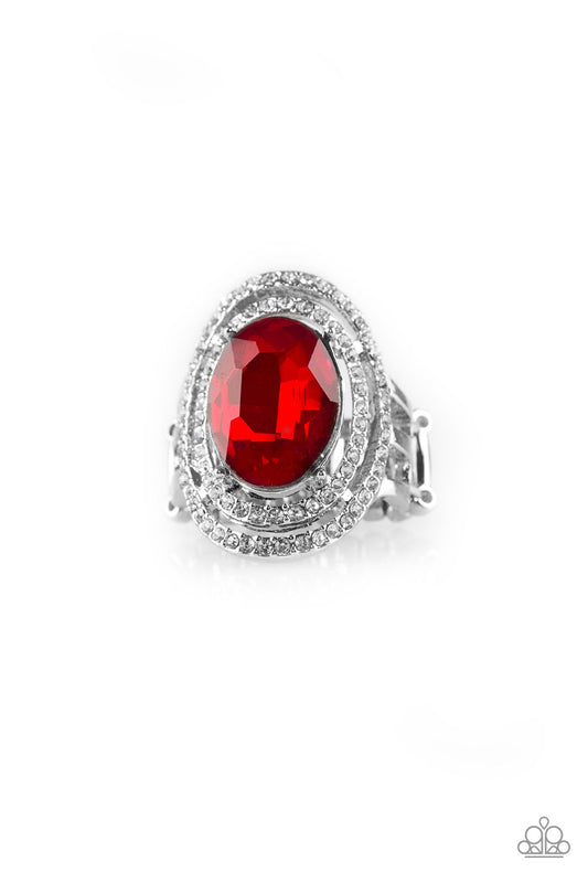 Making History - Red Paparazzi Ring