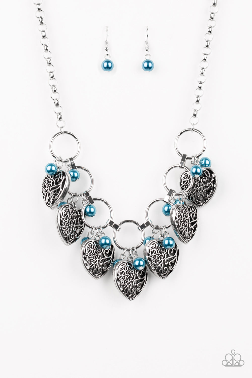 Very Valentine - Blue Paparazzi Necklace