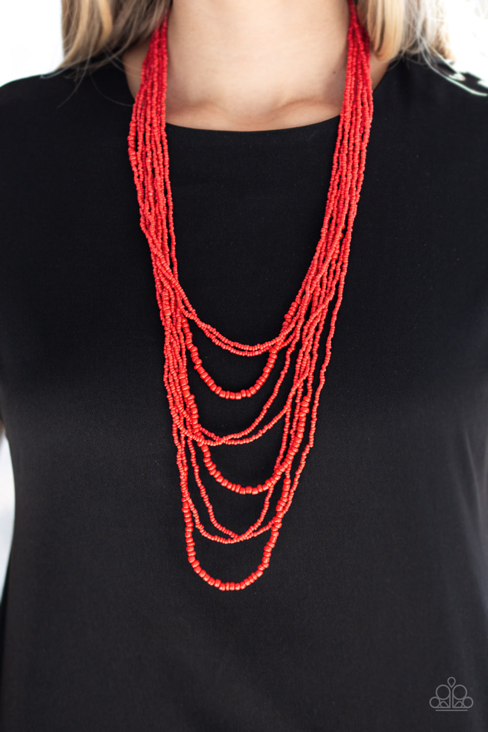 Totally Tonga - Red Paparazzi Necklace