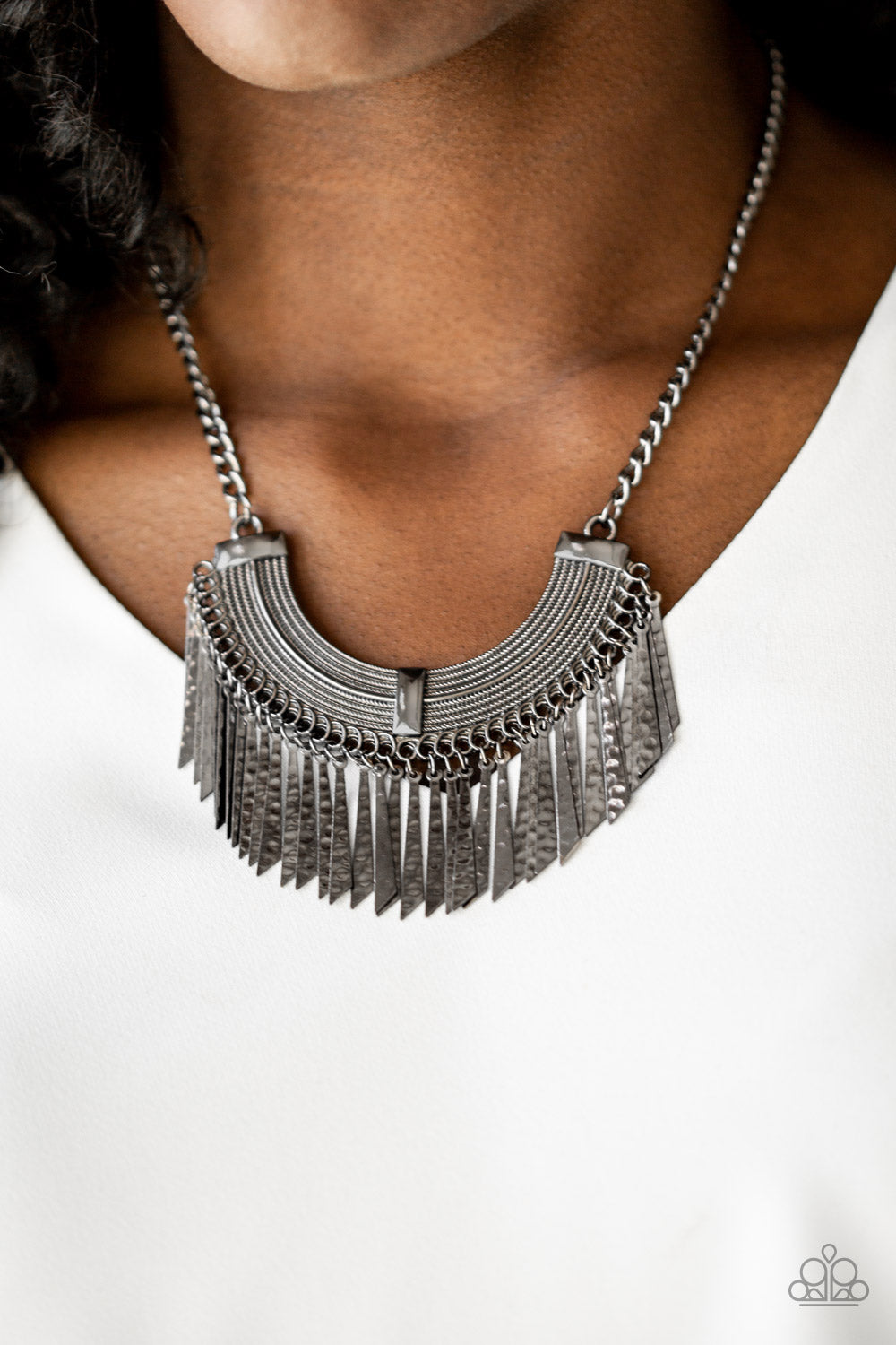 Impressively Incan - Black Paparazzi Necklace