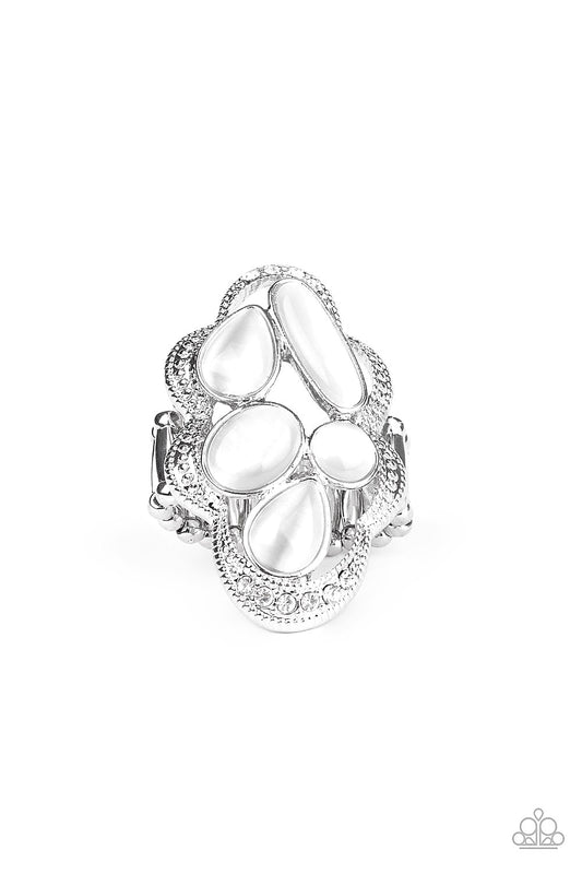 Cherished Collection - White Paparazzi Ring