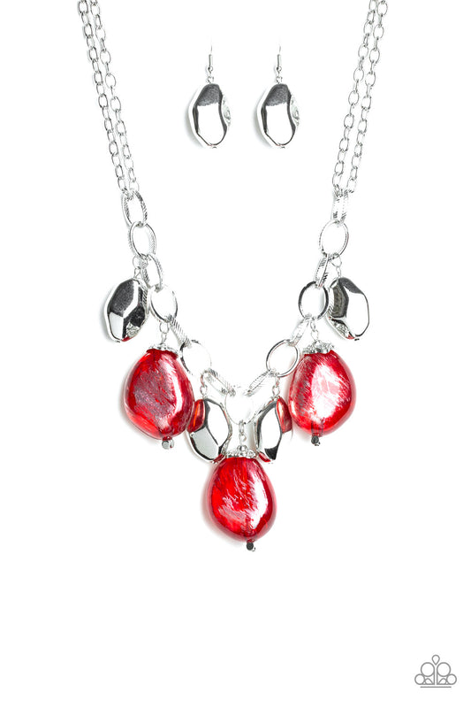 Looking Glass Glamorous - Red Paparazzi Necklace