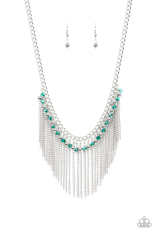 Divinely Diva - Green Paparazzi Necklace
