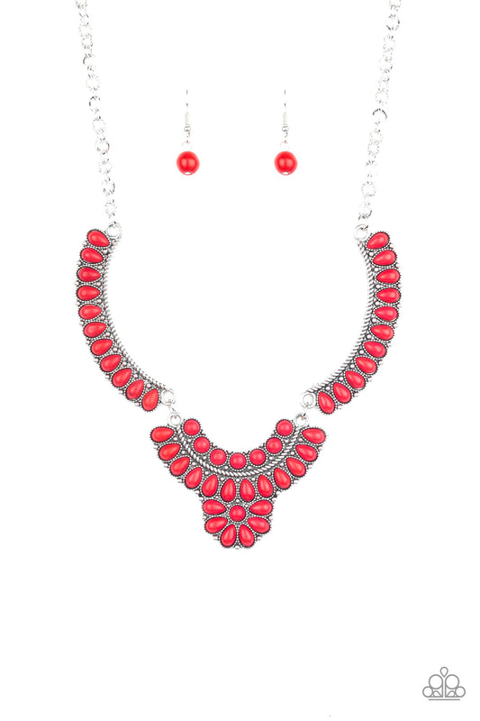 Omega Oasis - Red Paparazzi Necklace