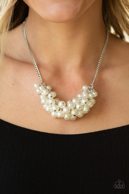 Grandiose Glimmer - White Necklace