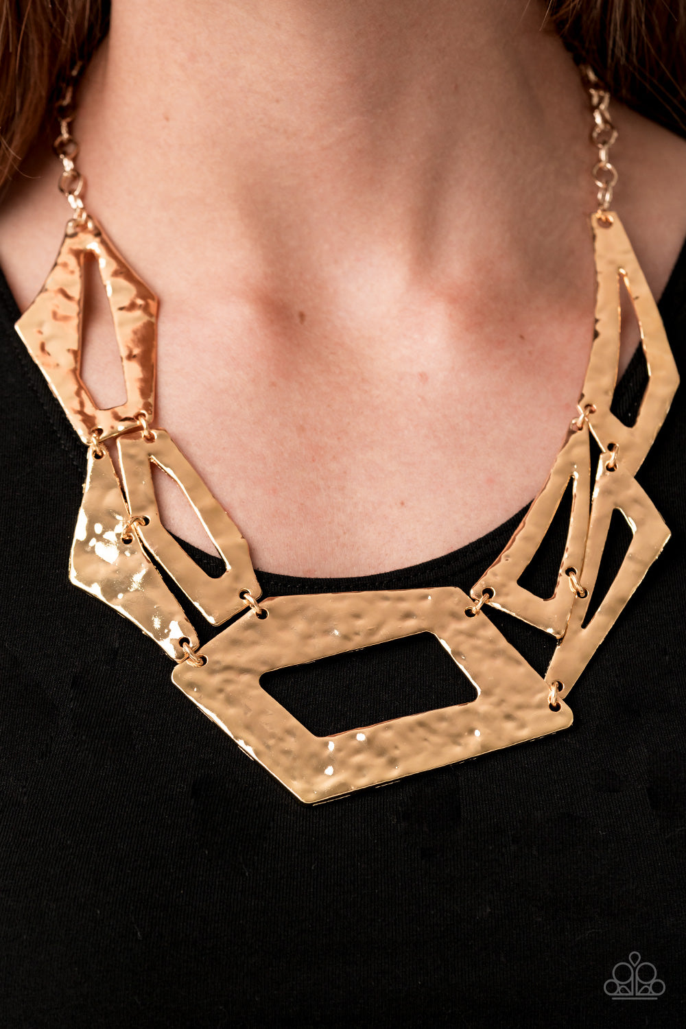 Break The Mold - Gold Paparazzi Necklace