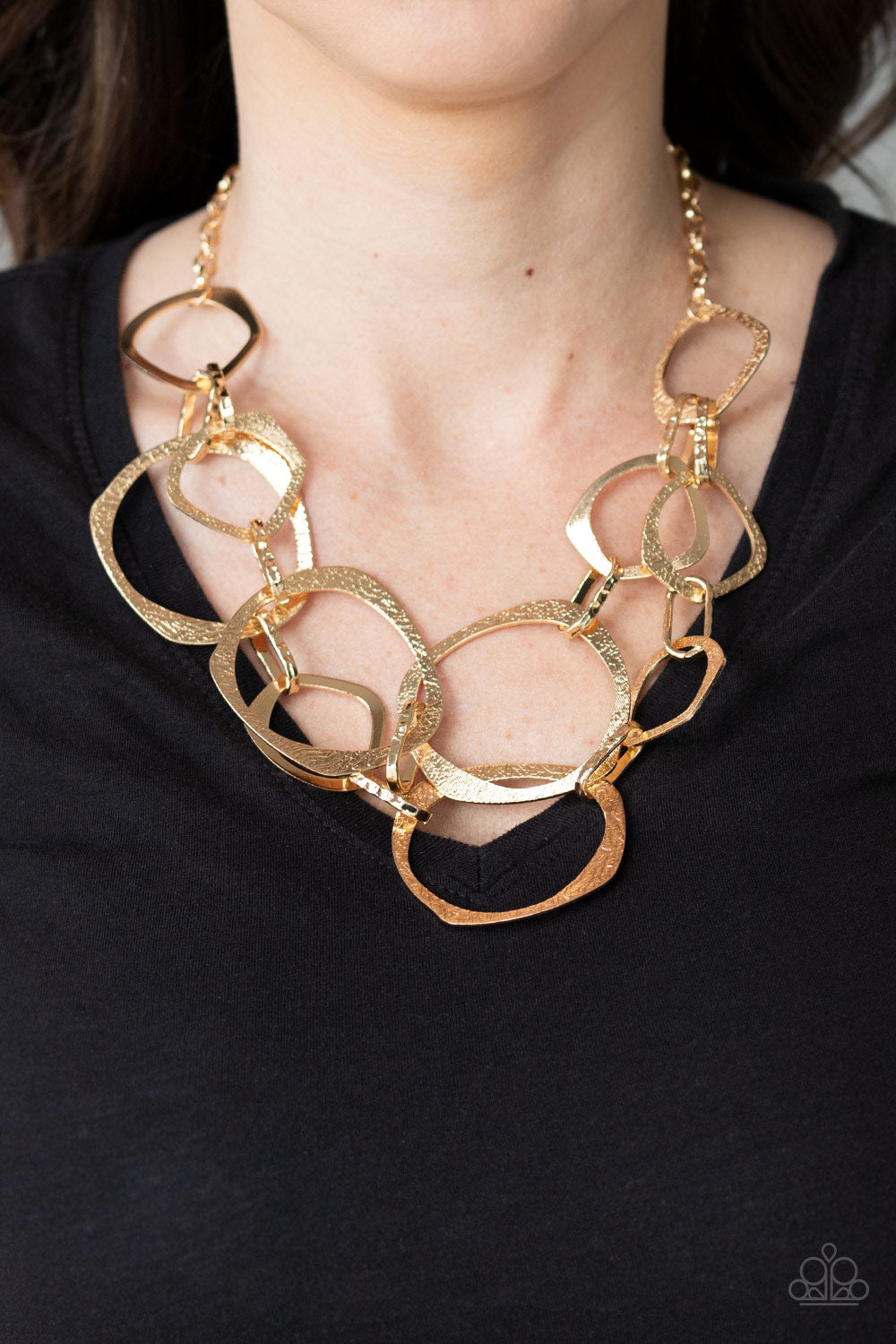 Salvage Yard - Gold Paparazzi Necklace