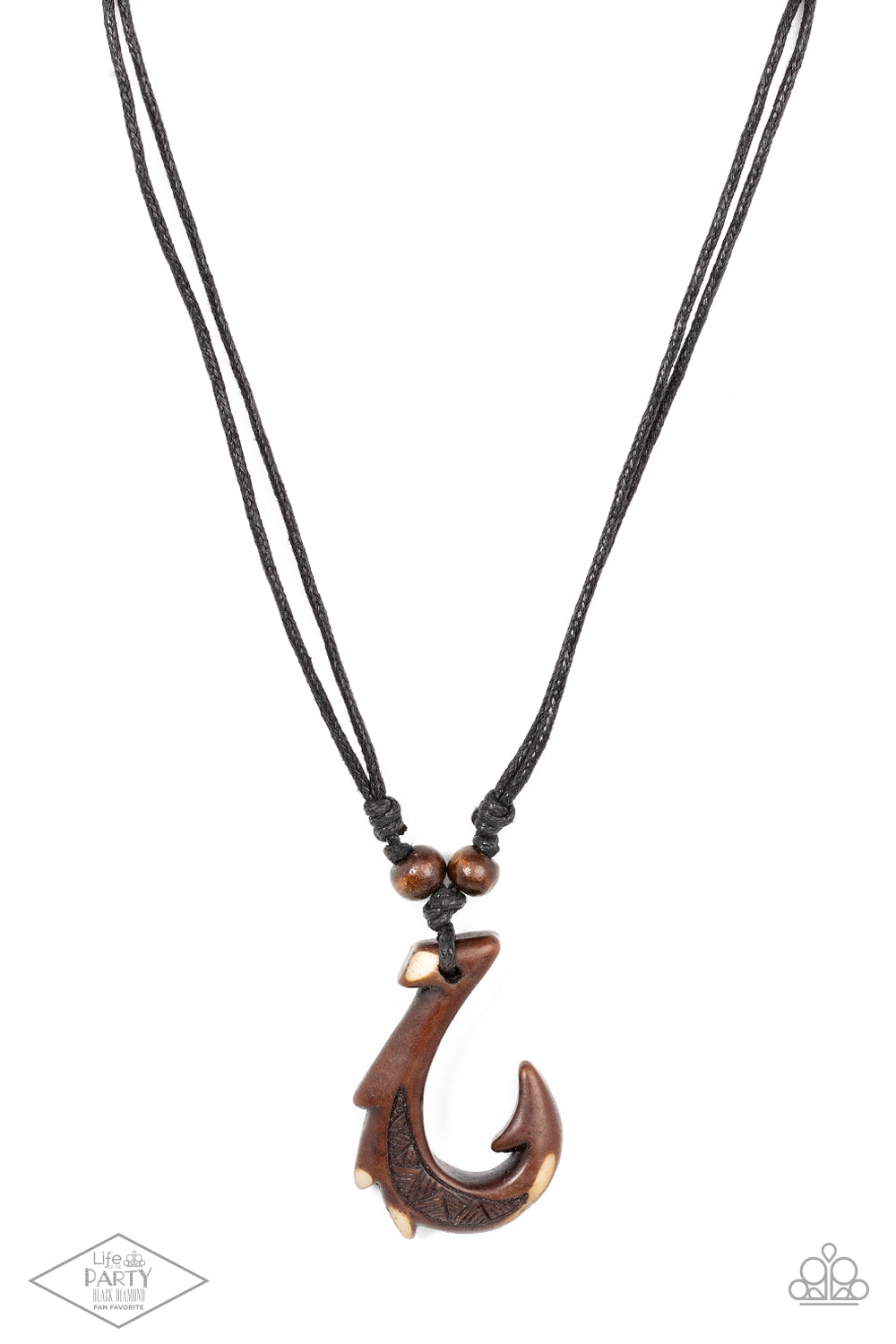 Off The Hook Brown Urban Paparazzi Necklace