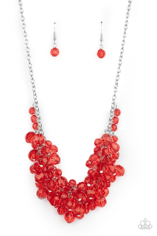 Let The Festivities Begin - Red Paparazzi Necklace