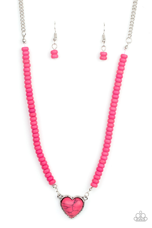 Country Sweetheart - Pink Paparazzi Necklace