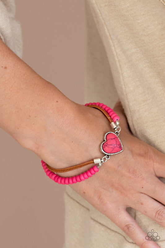 Charmingly Country - Pink Paparazzi Bracelet
