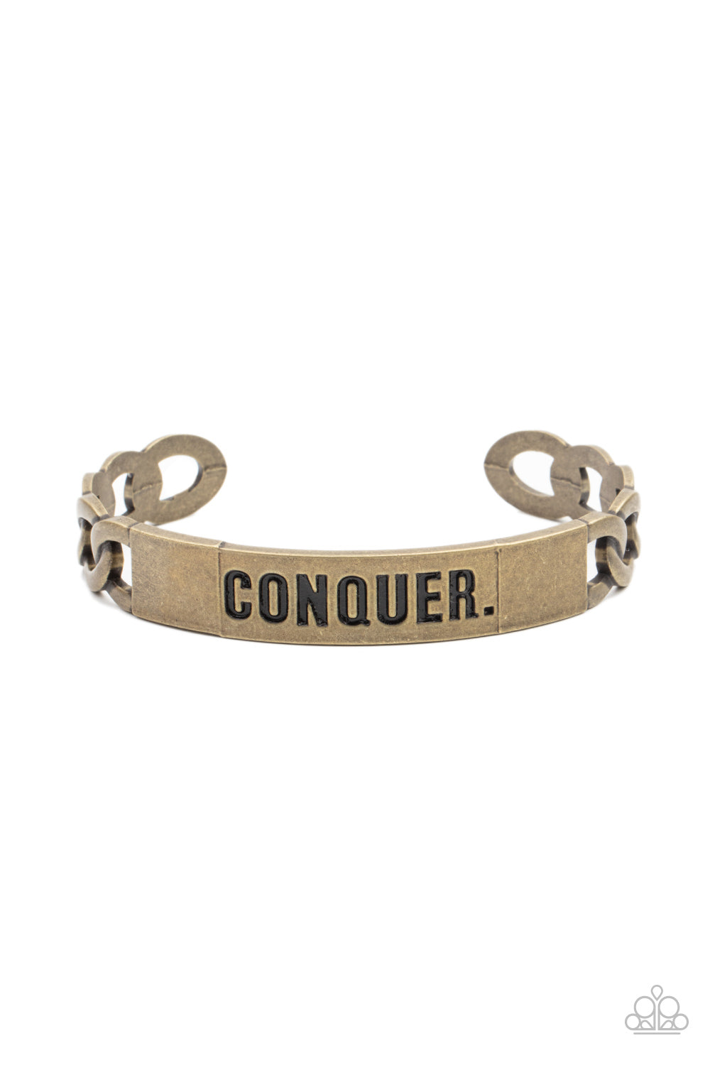 Conquer Your Fears - Brass Urban Paparazzi Bracelet