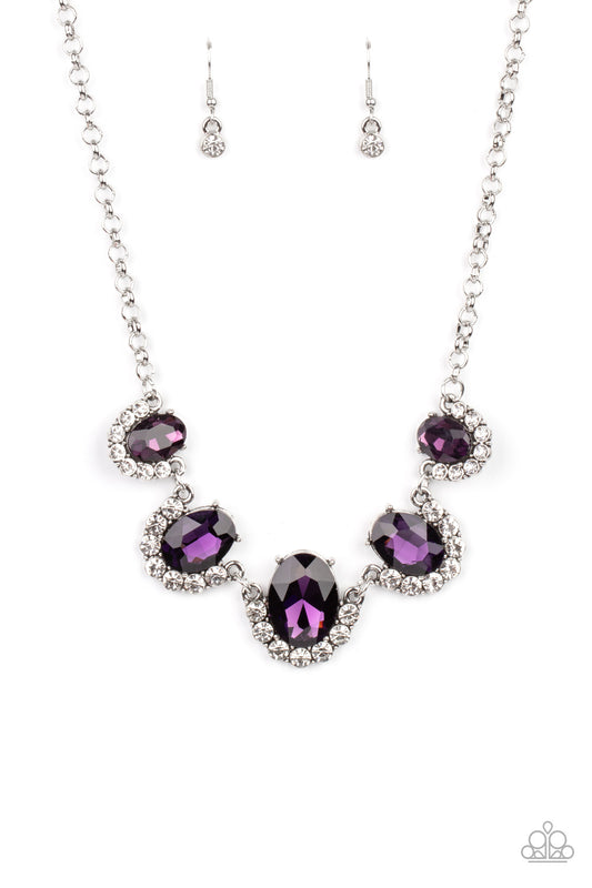 The Queen Demands It - Purple Paparazzi Necklace