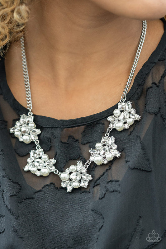 HEIRESS of Them All - White Paparazzi Necklace