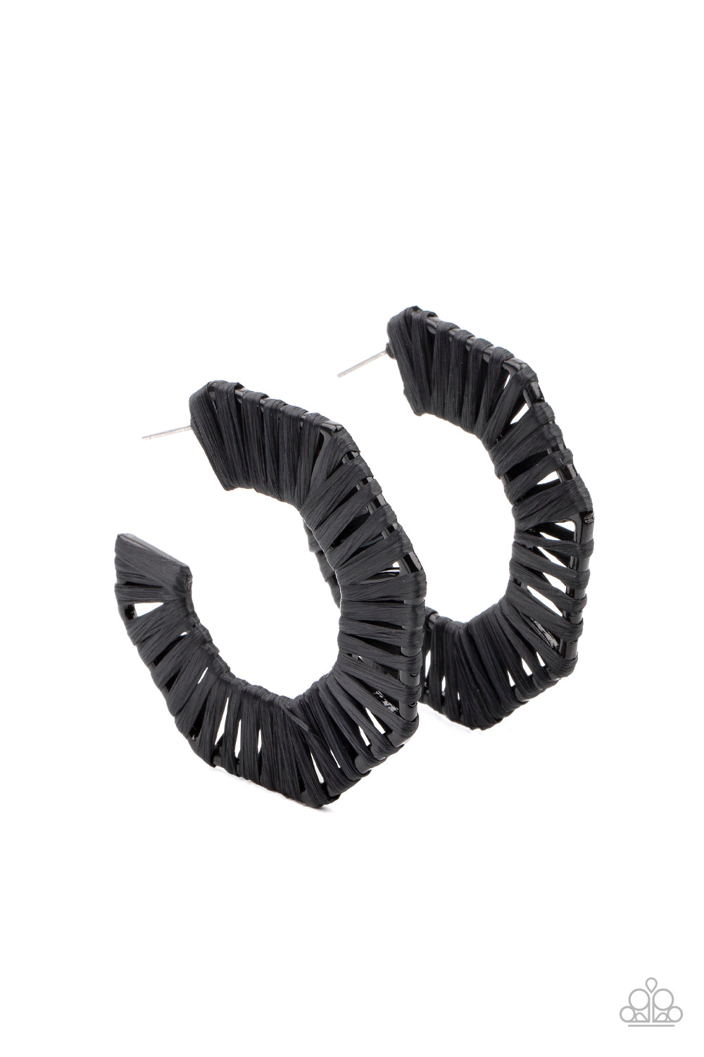 Fabulously Fiesta - Black Paparazzi Earrings
