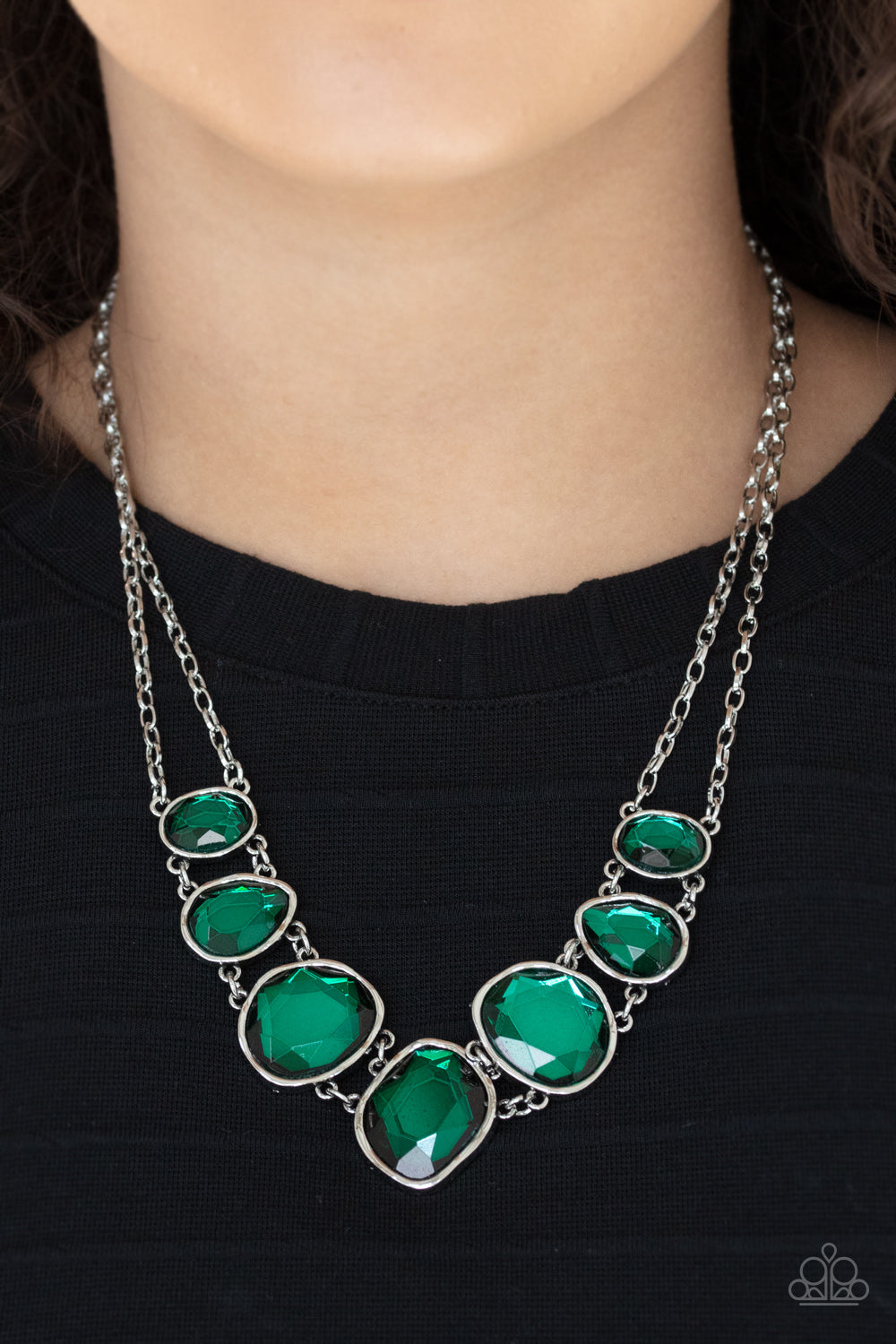 Absolute Admiration - Green Paparazzi Necklace
