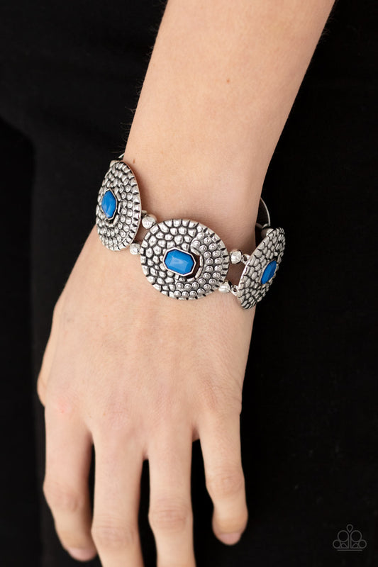 Prismatic Prowl - Blue Paparazzi Bracelet