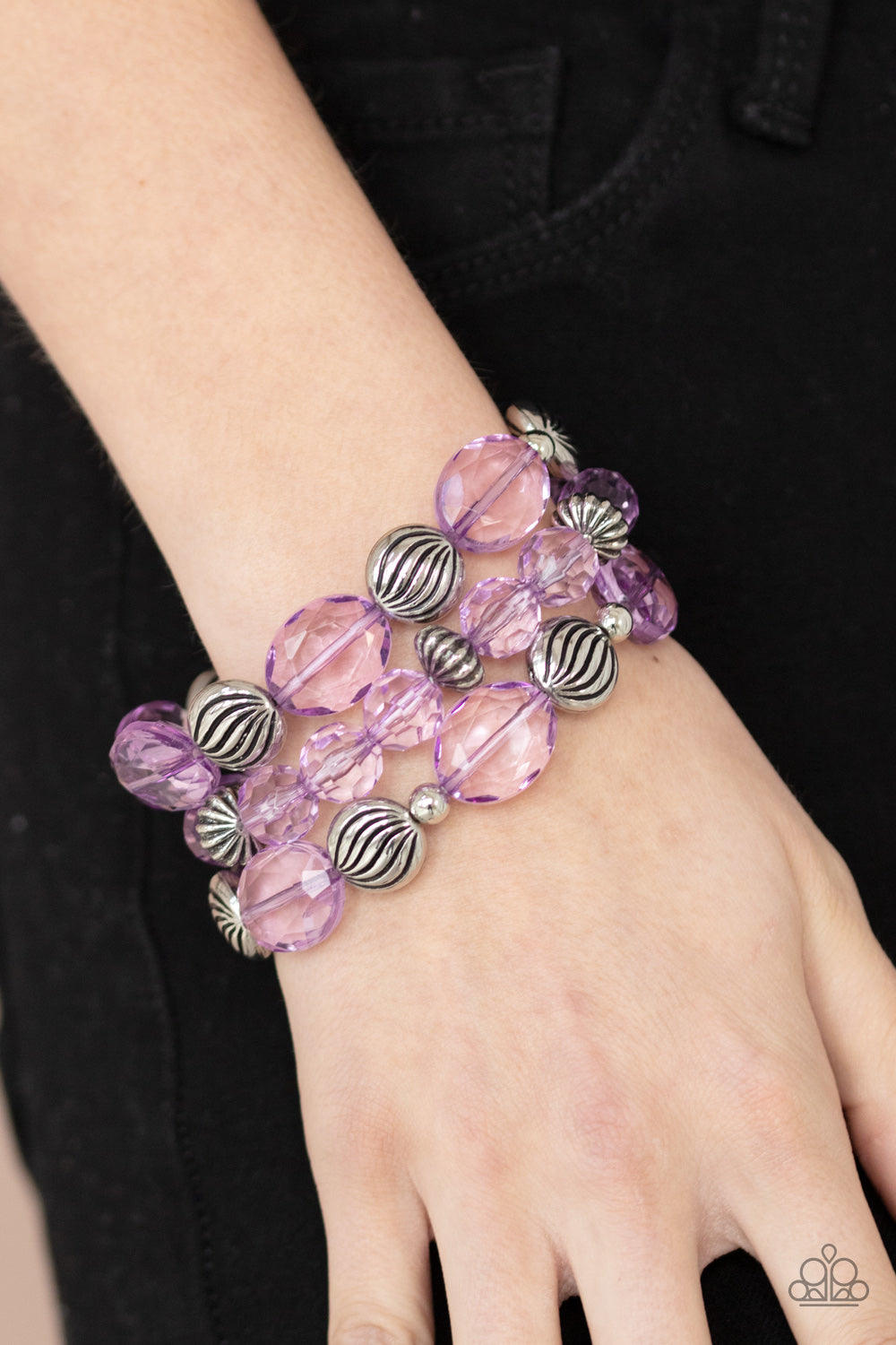 Crystal Charisma - Purple Paparazzi Bracelet