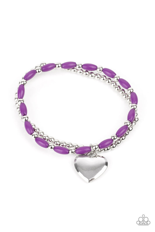 Candy Gram - Purple Paparazzi Bracelet