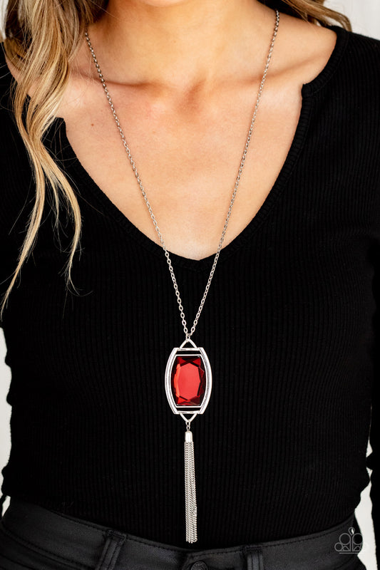 Timeless Talisman - Red Paparazzi Necklace
