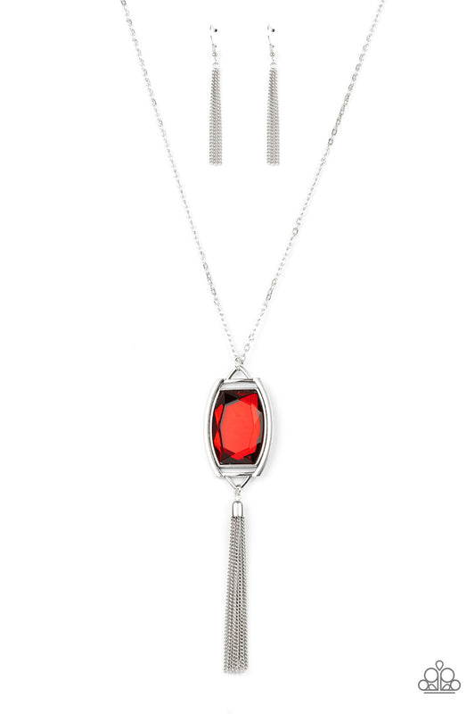 Timeless Talisman - Red Paparazzi Necklace