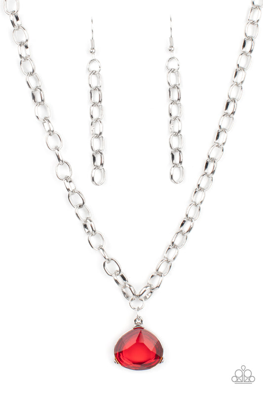 Gallery Gem - Red Paparazzi Necklace