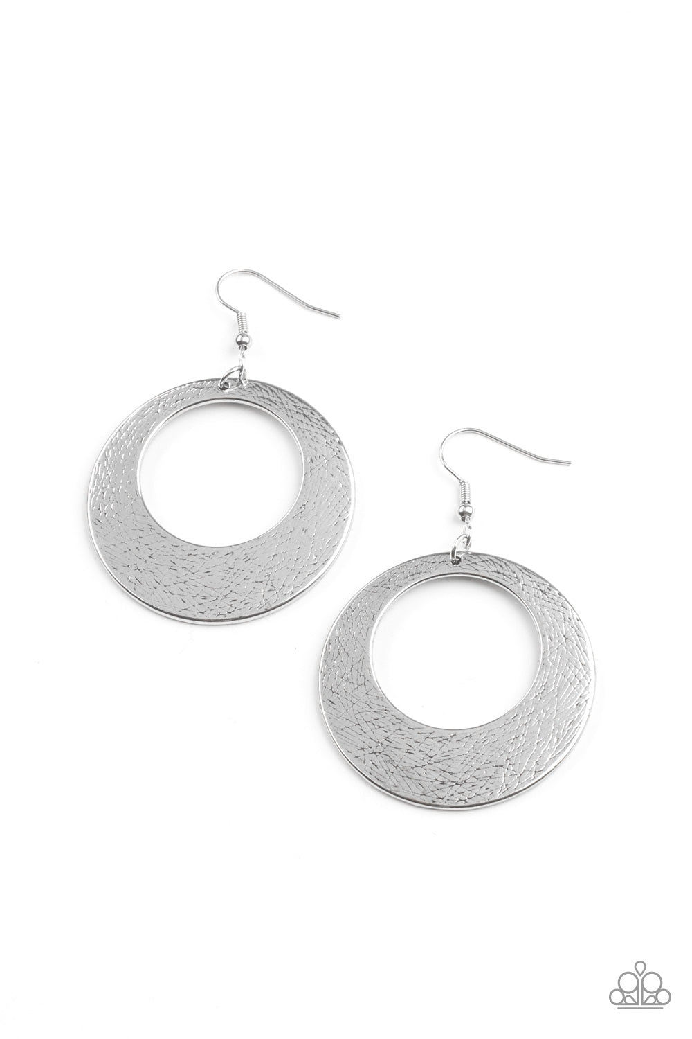 Outer Plains - Silver Paparazzi Earrings