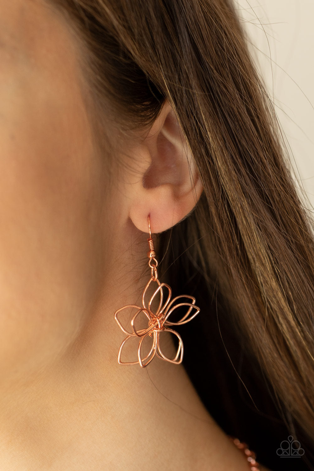 Flower Garden Fashionista - Copper Paparazzi Necklace