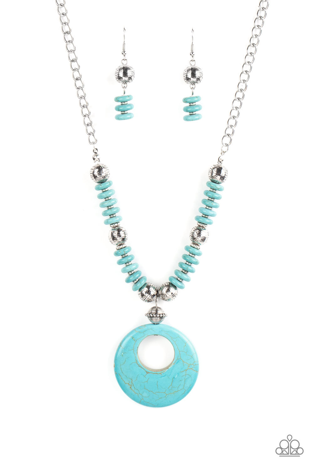 Oasis Goddess - Blue Paparazzi Necklace