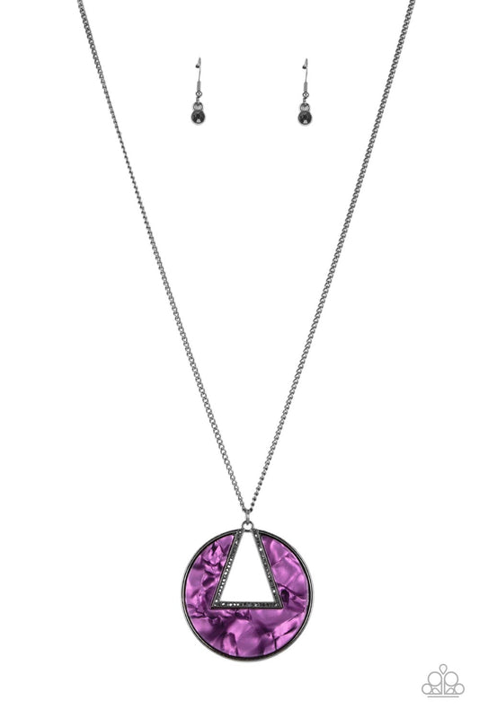 Chromatic Couture - Purple Paparazzi Necklace