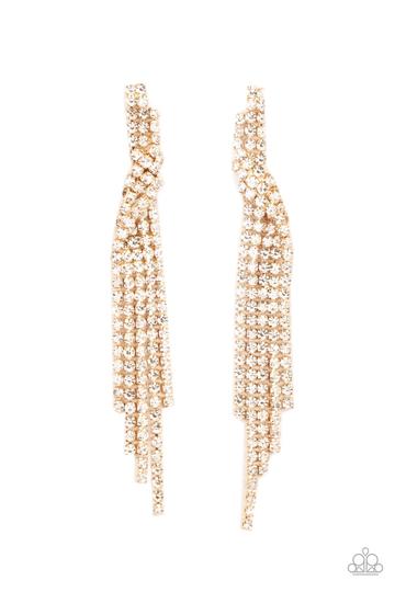 Paparazzi Cosmic Candescence - Gold - Earrings