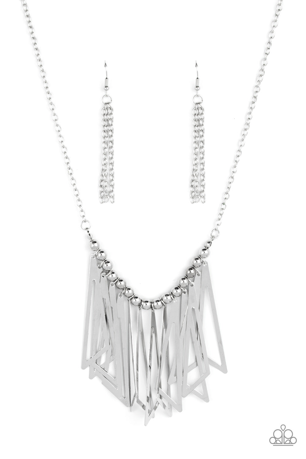 Industrial Jungle - Silver Paparazzi Necklace